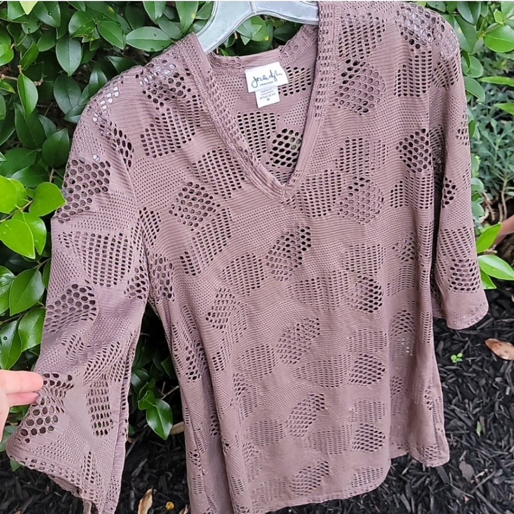 New! taupe swimsuit dress cover up - Picture 5 of 5